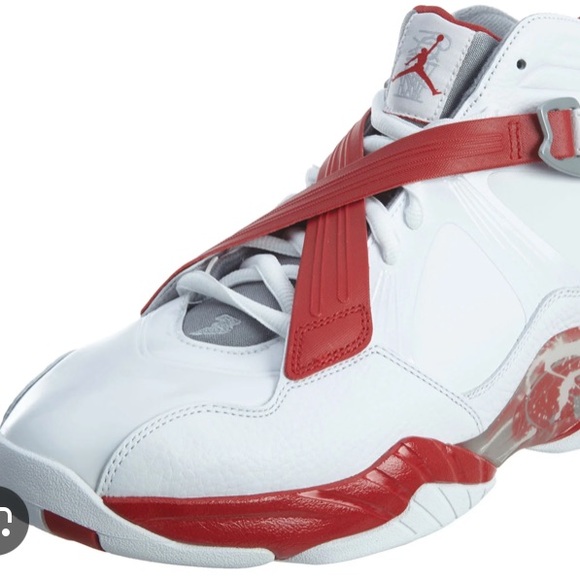 Air Jordan retro 8 White Red Men’s size 12 - Picture 2 of 10